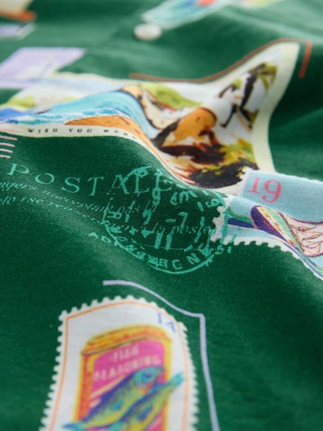 Next Regular fit Button Up Shirt in Green
