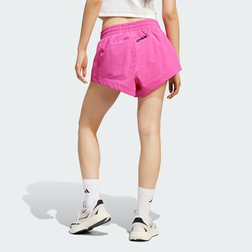 Largi Pantaloni sport 'Z.N.E.' de la ADIDAS SPORTSWEAR pe roz