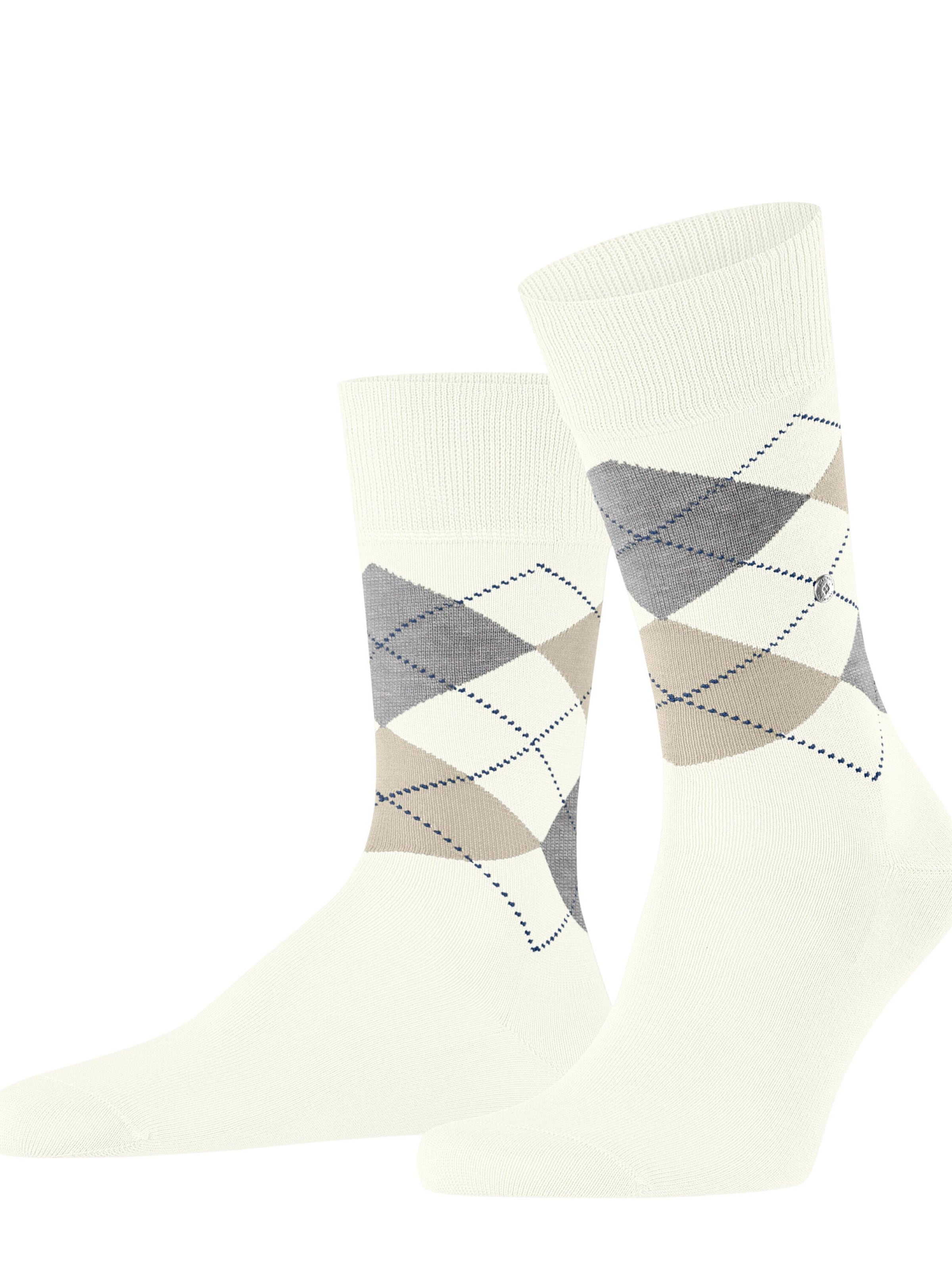 BURLINGTON Socks 'Manchester' in White: front