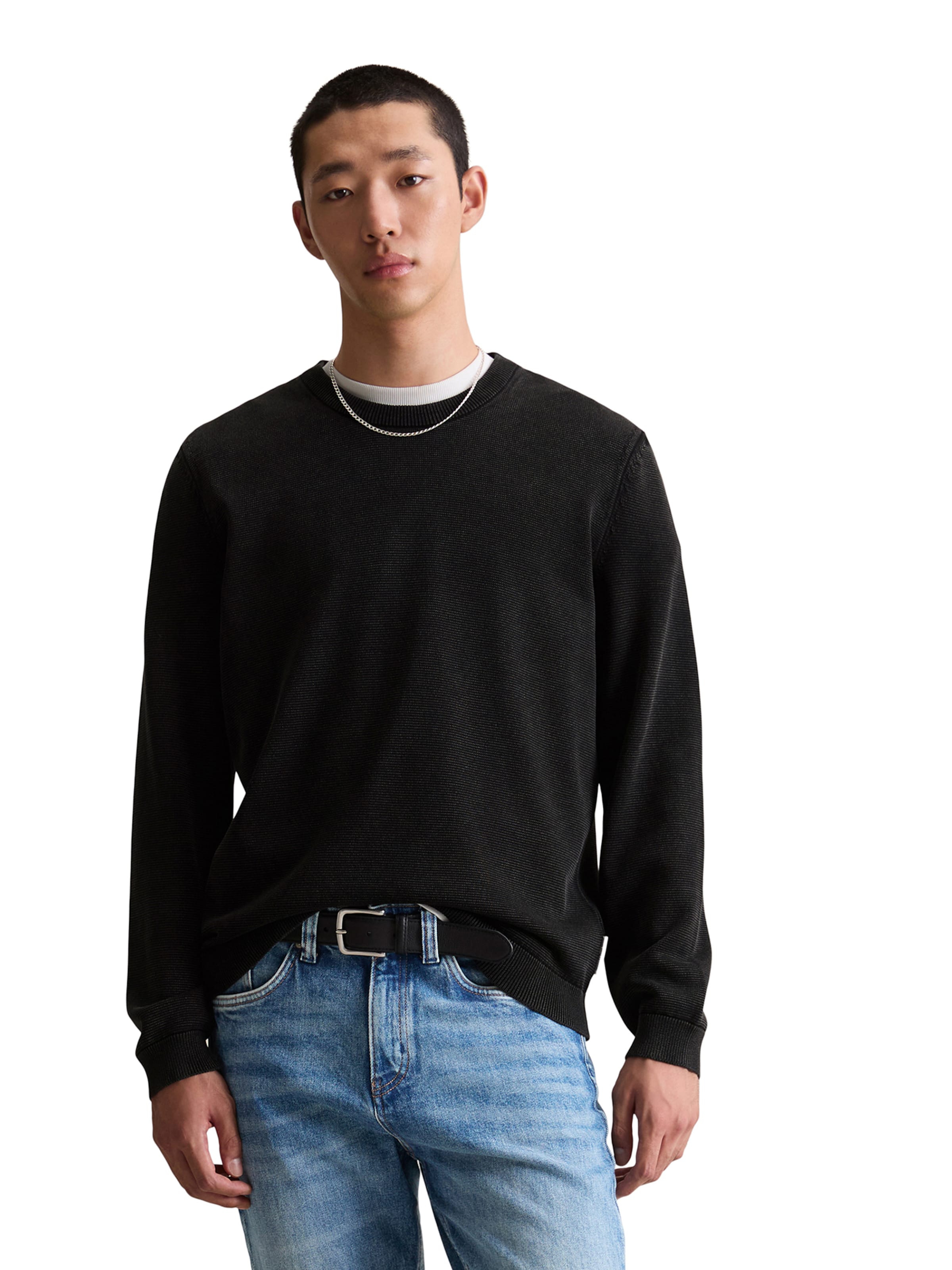 Marc O'Polo DENIM Sweater in Black: front