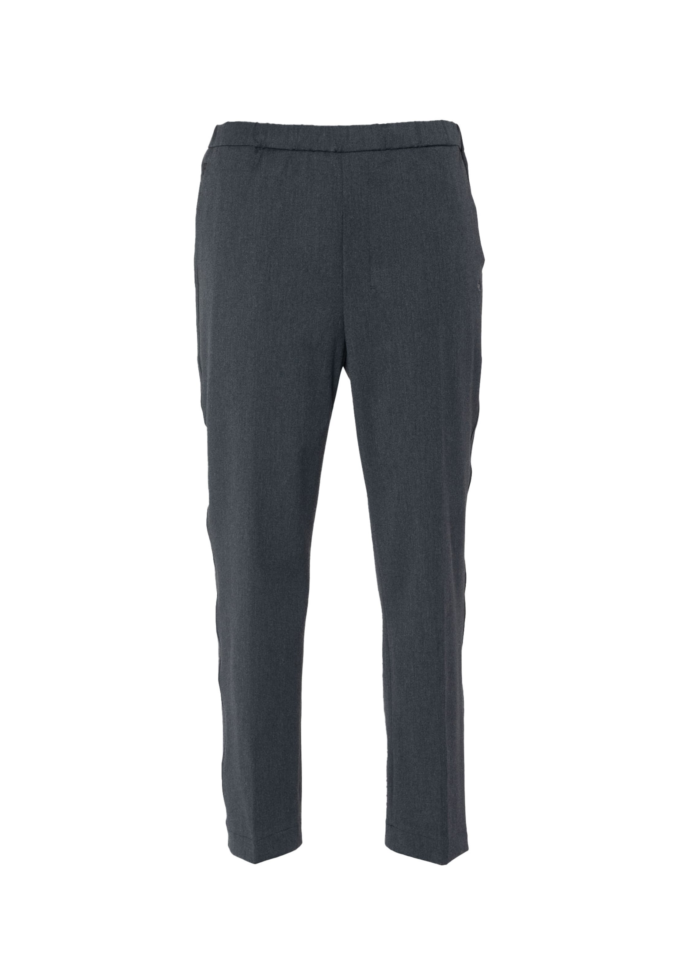 Regular Pantalon chino 'Dawin' Elias Rumelis en noir : devant