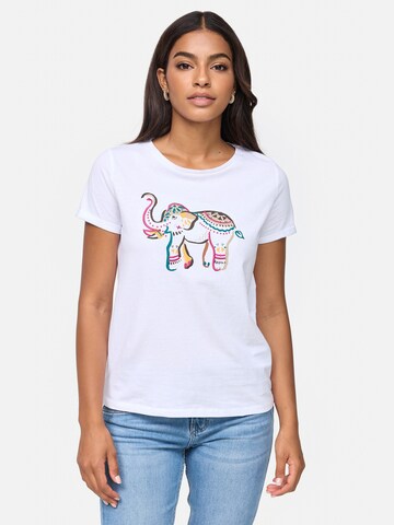 Orsay - Camiseta 'Elephant' en blanco: frente