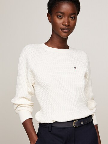 TOMMY HILFIGER Pullover in Beige