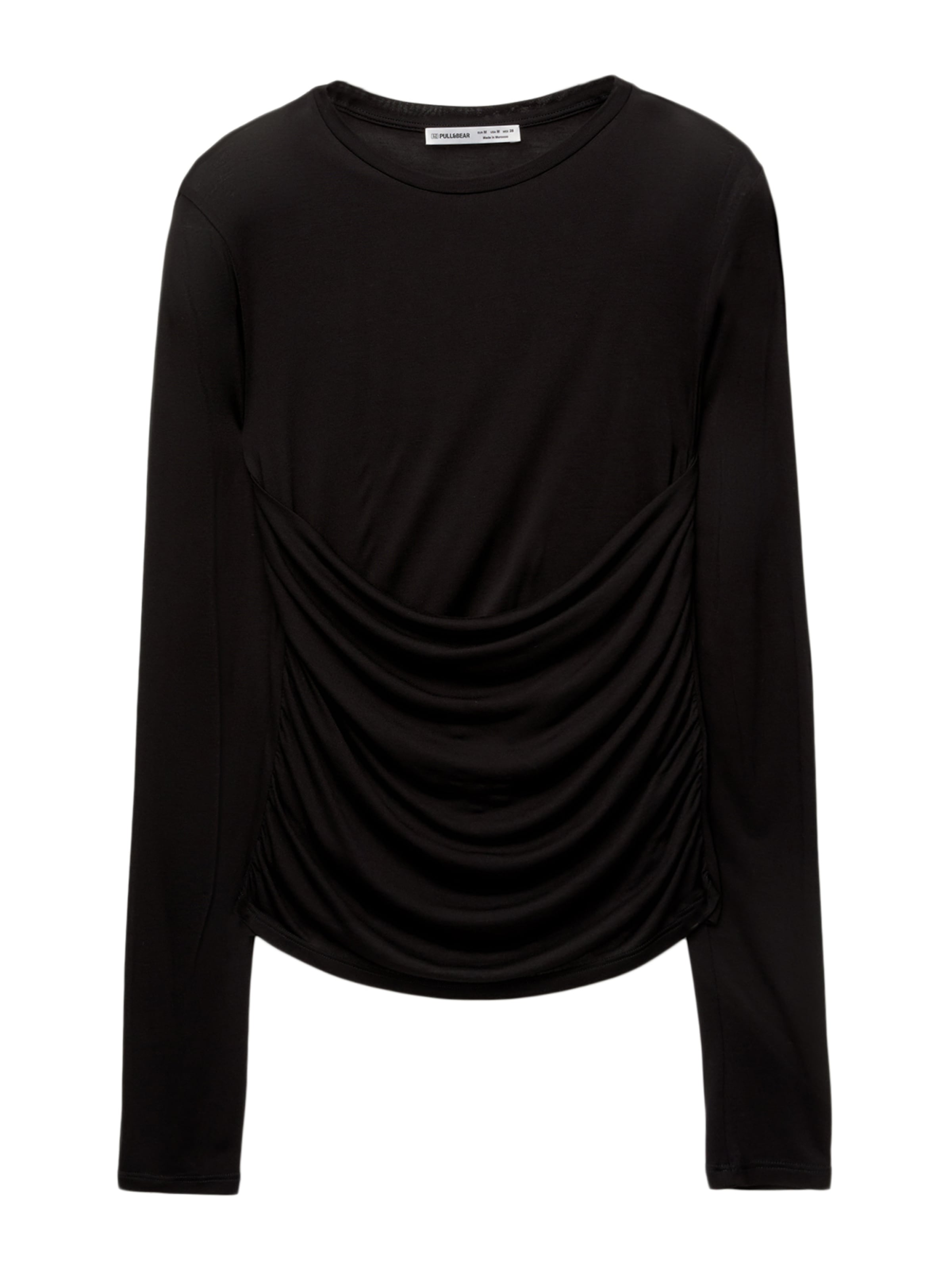 Pull&Bear Paita värissä musta: etupuoli