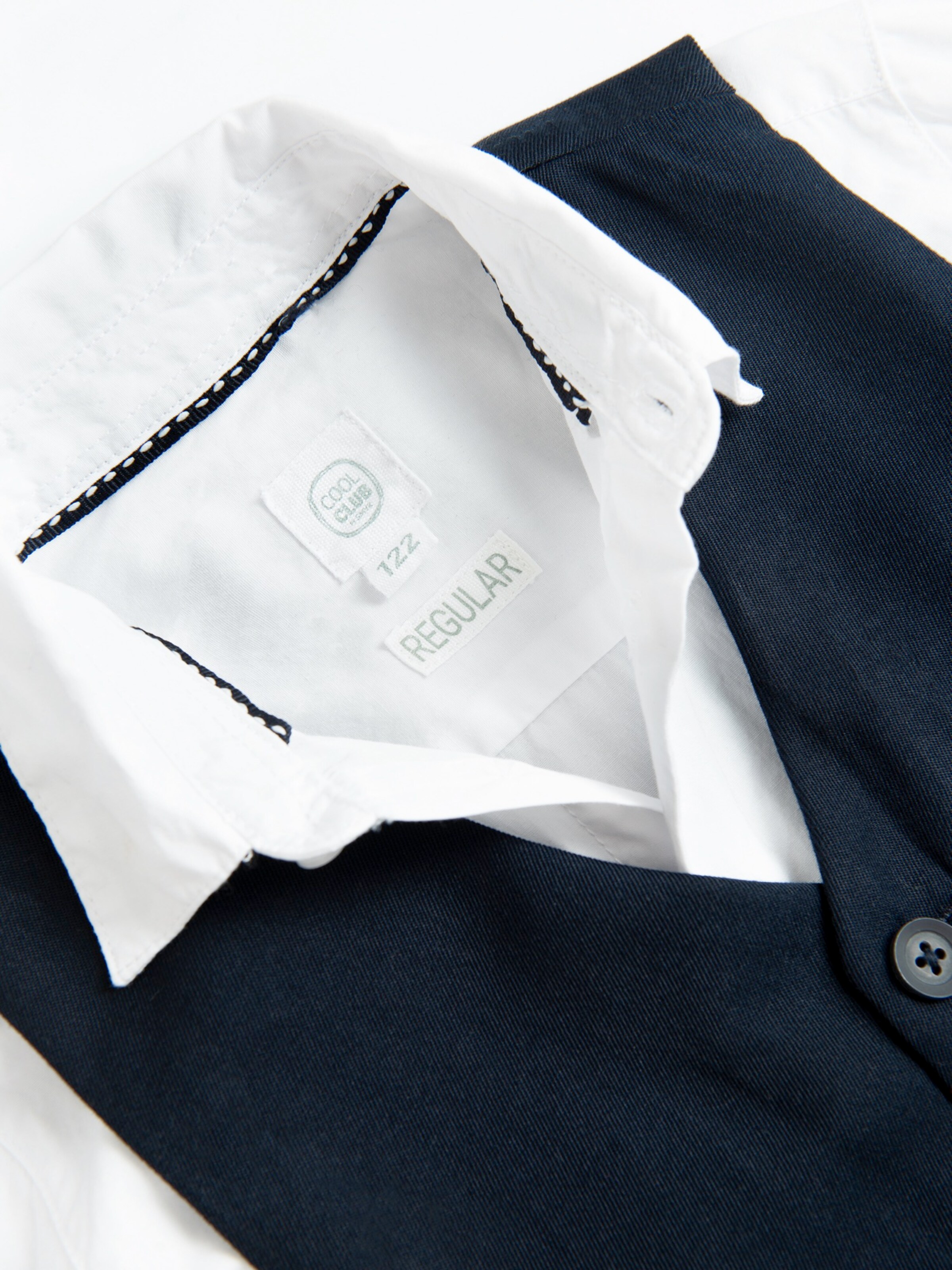 Cool Club Средняя посадка Рубашка в Белый