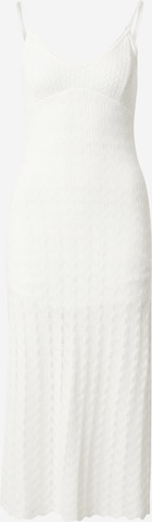 HOLLISTER Knitted dress in White: front