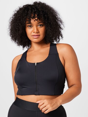 Esprit Sport Curvy Top in Black: front