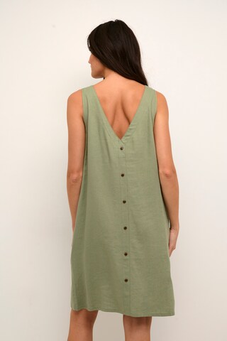 Cream Dress 'Venta' in Green