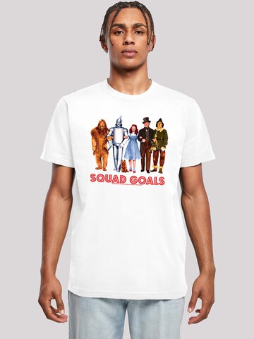 T-Shirt 'Disney Wizard of Oz Squad Goals' F4NT4STIC en blanc : devant