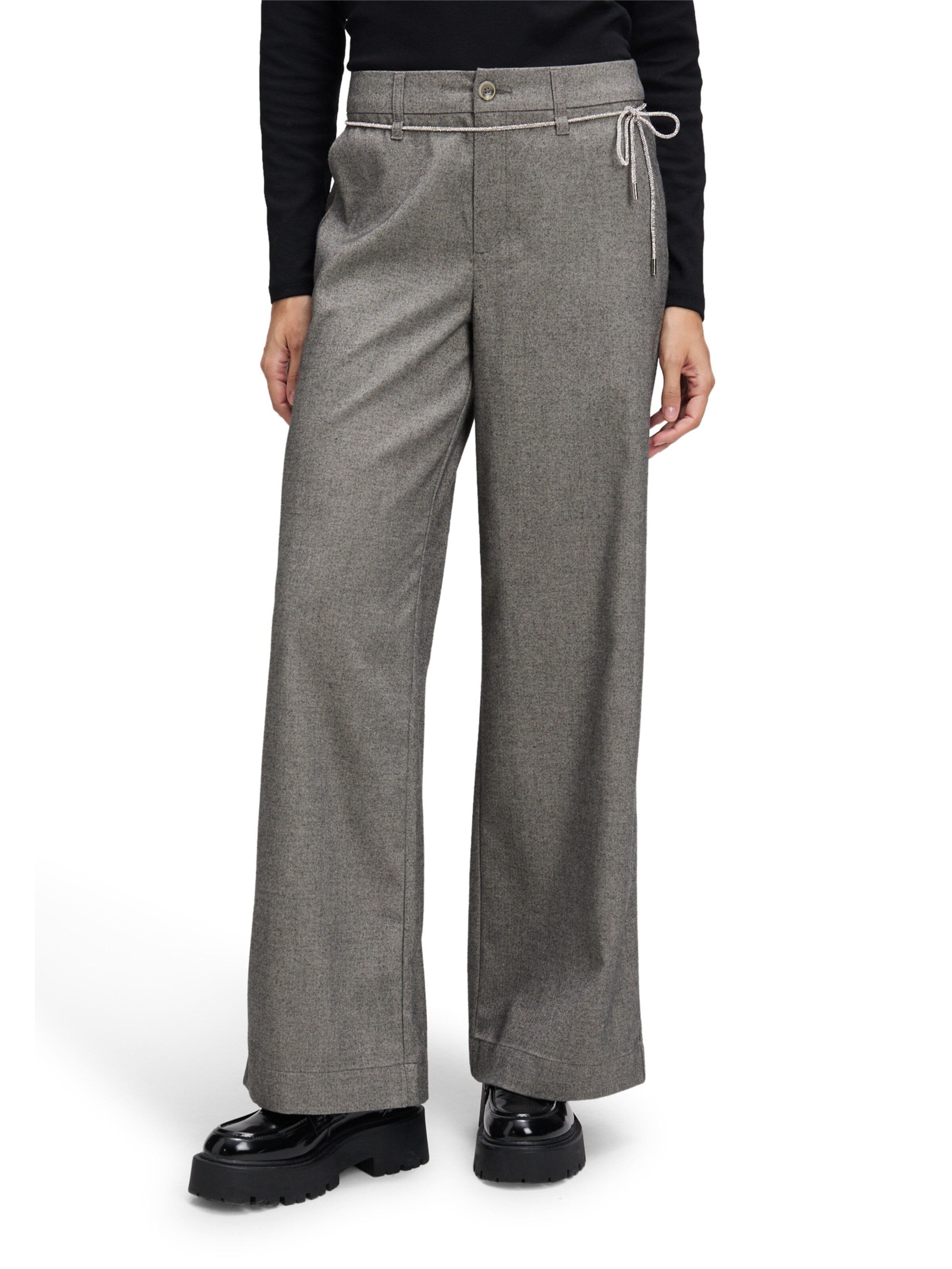 Cartoon Regular Hose in Grau: Vorderseite