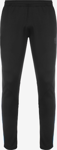 Skinny Pantalon de sport UMBRO en noir : devant