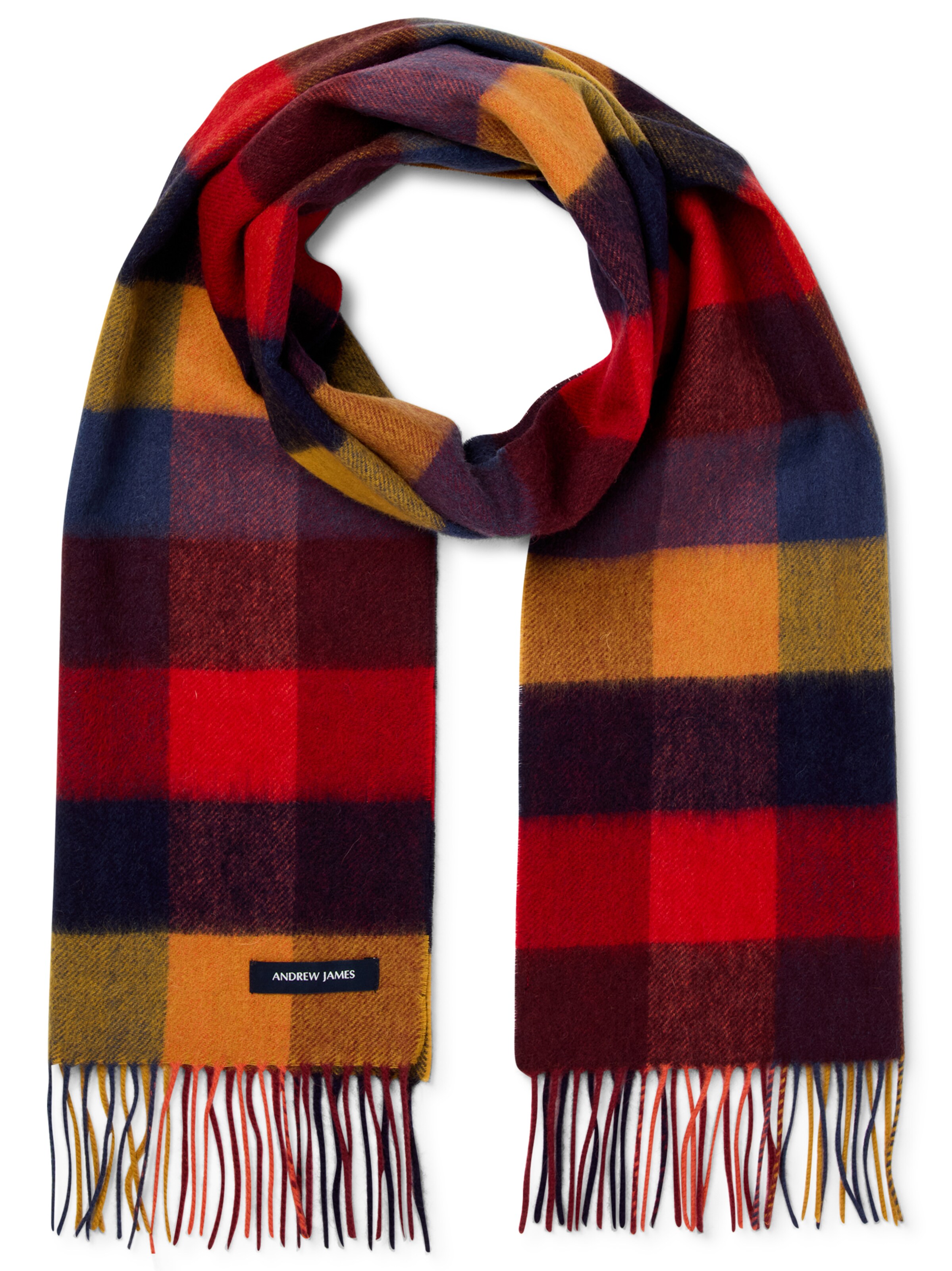 Andrew James Scarf in Red