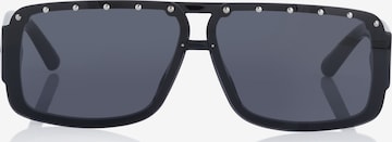 Lunettes de soleil JIMMY CHOO en noir : devant