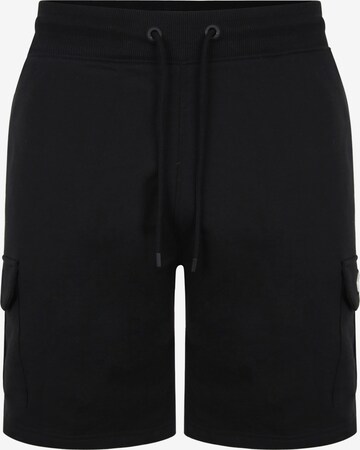 Regular Pantalon cargo 'Hunter' Threadbare en noir : devant