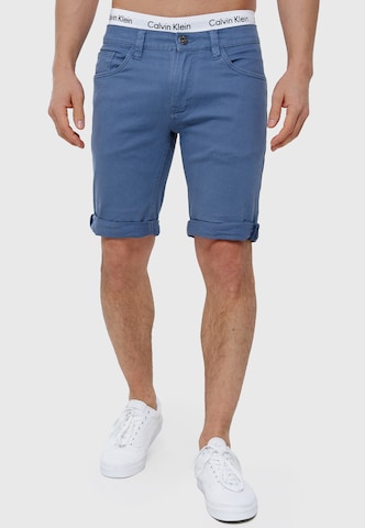 INDICODE JEANS Regular Pants 'Villeurbanne' in Blue: front