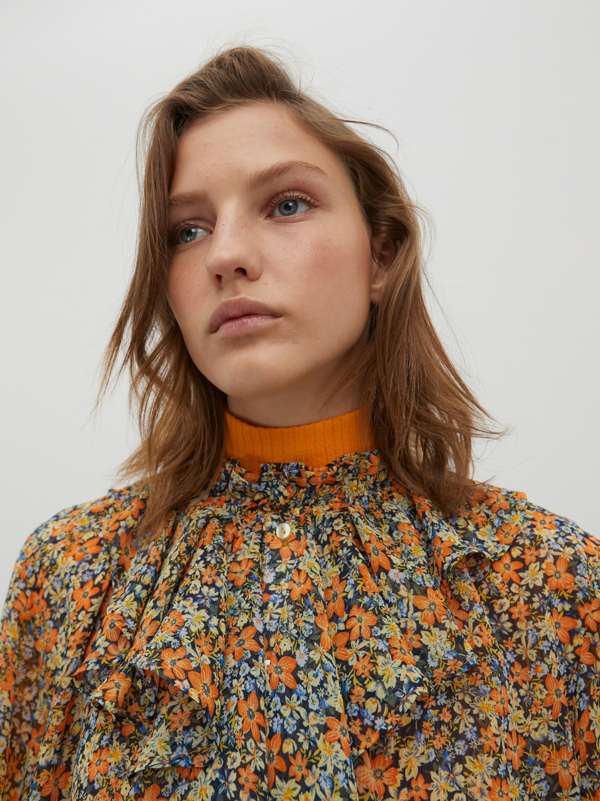 EDITED Produkte Bluse 'Birdy' blau
