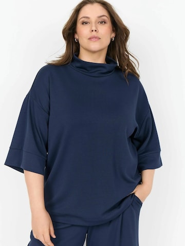 Top di Wasabi Concept in blu: frontale