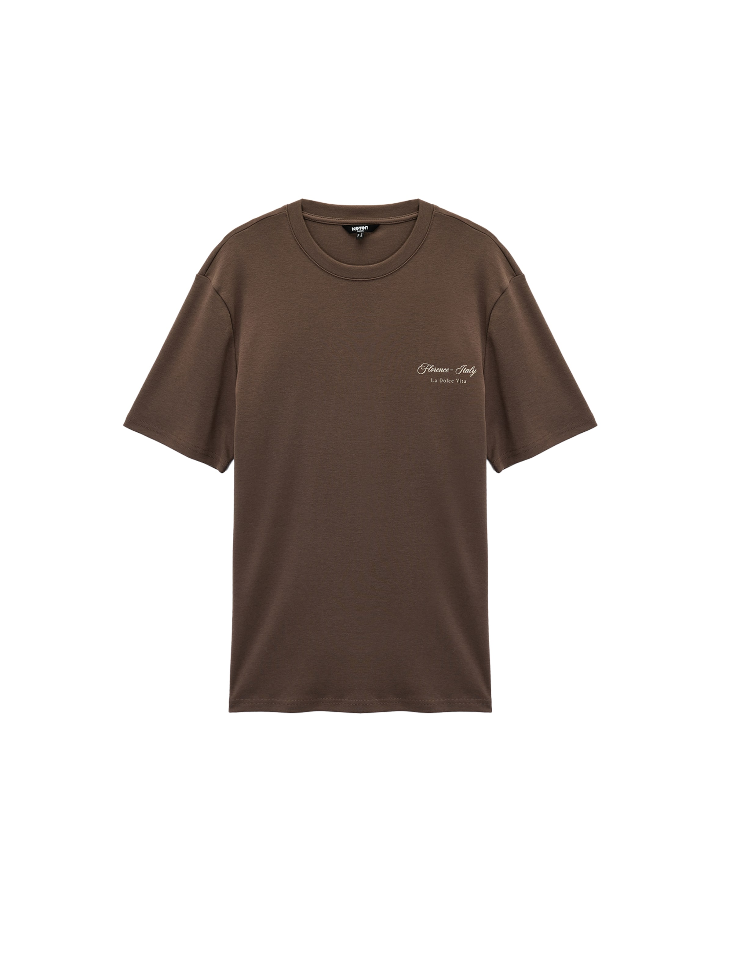 Koton Shirt in Bruin: voorkant