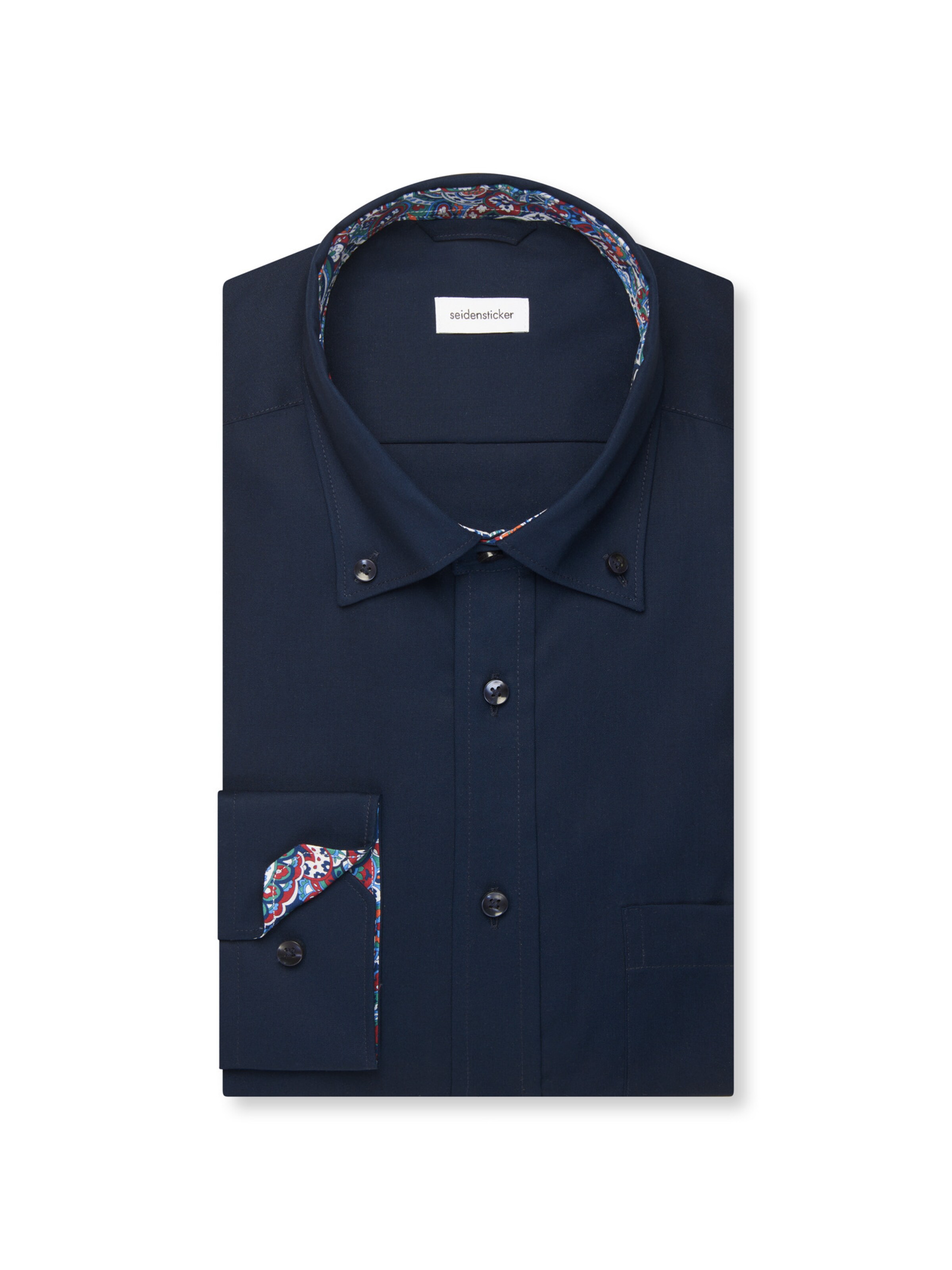 SEIDENSTICKER Regular fit Zakelijk overhemd in Blauw