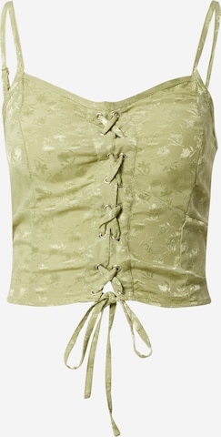 Daisy Street Top in Green: front