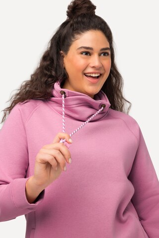 Ulla Popken Sweatshirt in Roze