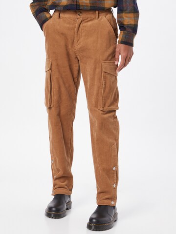 ABOUT YOU Limited Regular Broek 'Noel' in Bruin: voorkant