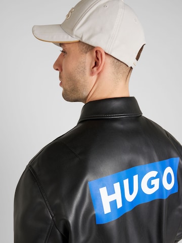 HUGO Blue Overgangsjakke 'Boldu2421' i sort