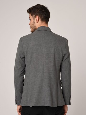 Slim fit Sacou Business de la Antioch pe gri