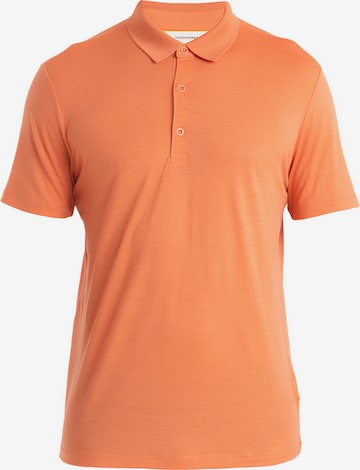 ICEBREAKER - Camisa funcionais 'Tech Lite III' em laranja: frente