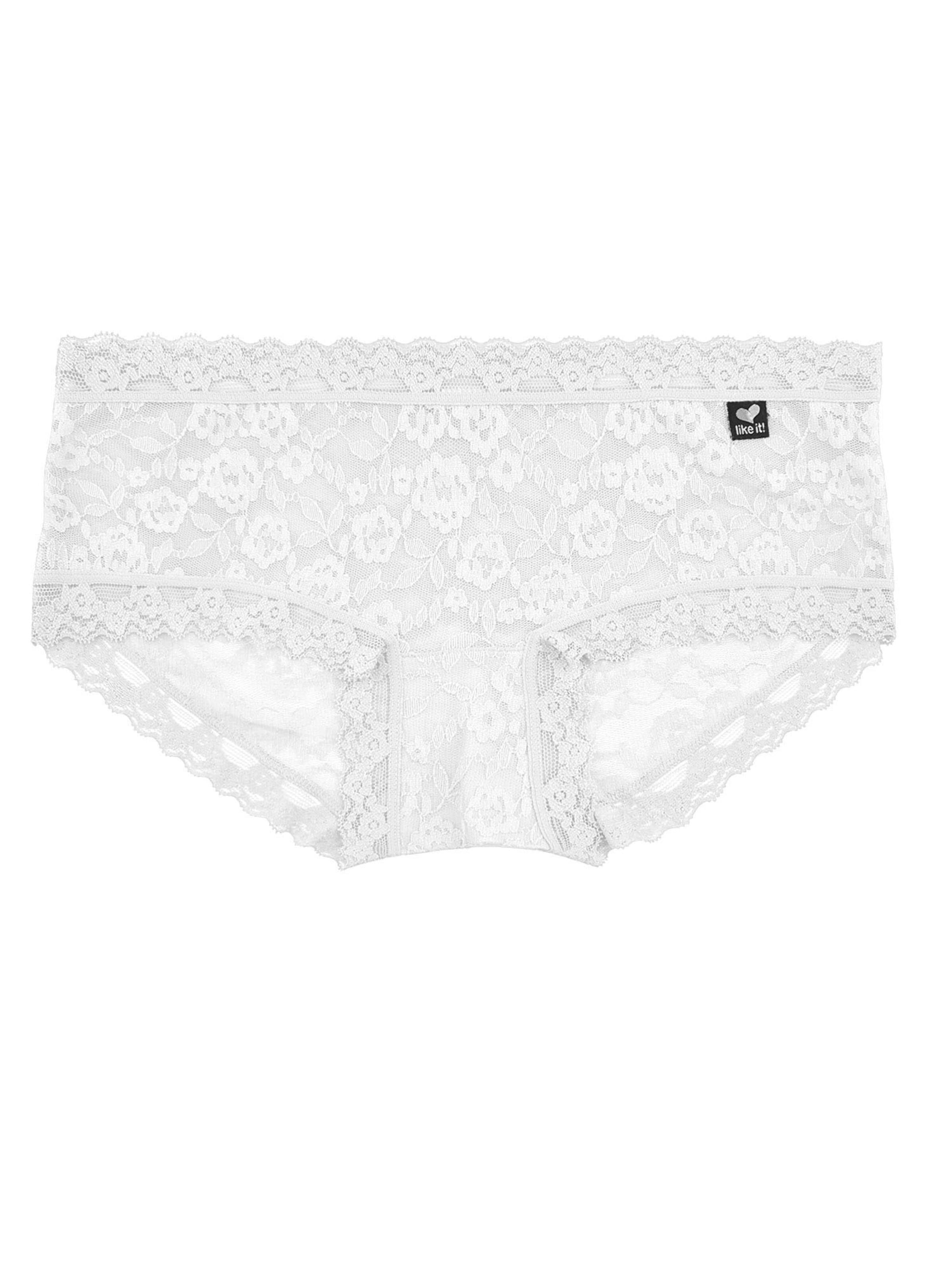like it! Boyshorts 'Lisa' in White