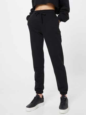 b.young Tapered Pants in Black: front