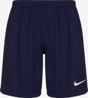 NIKE Regular Workout Pants 'League III' in Blue: front