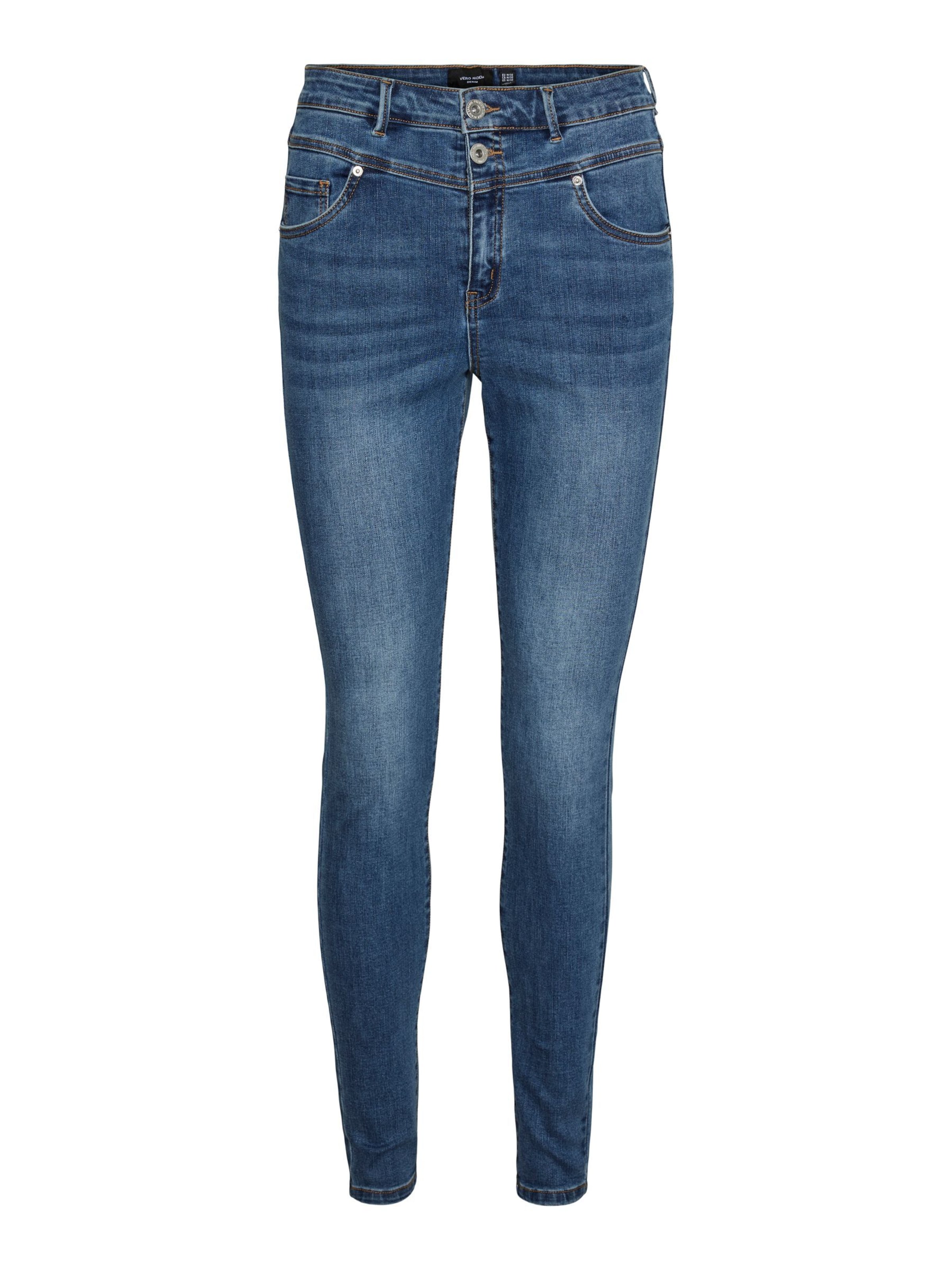 VERO MODA Jeans 'SOPHIA ' in blau / braun, Produktansicht