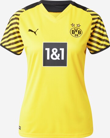 PUMA Spordisärk 'BVB Home', värv kollane: eest vaates