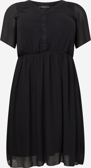 Rochie tip bluză Trendyol Curve pe negru, Vizualizare produs