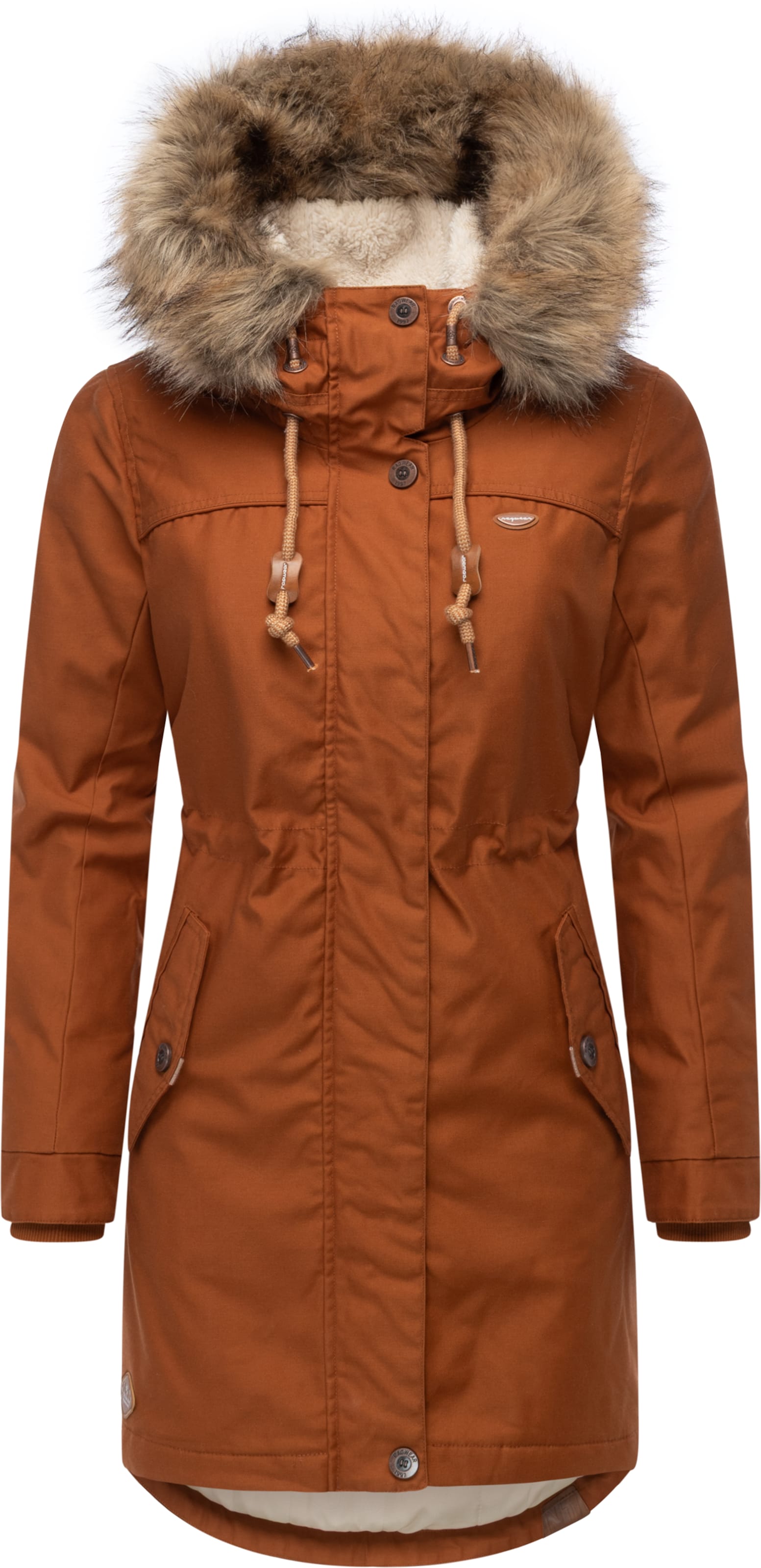 Ragwear Χειμερινό παρκά 'Tawny' σε καφέ