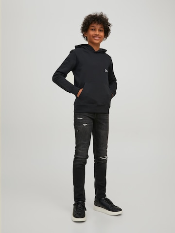 Sweat 'Clean' Jack & Jones Junior en noir