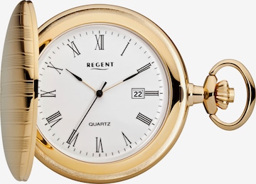 REGENT Analog Watch in Gold: front