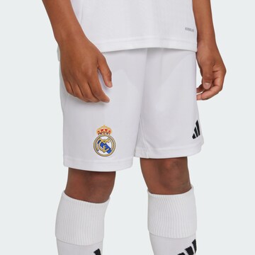 ADIDAS PERFORMANCE Regular Sportbroek 'Real Madrid 24/25 Home' in Wit