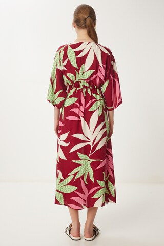 Happiness İstanbul Letnia sukienka w kolorze czerwony
