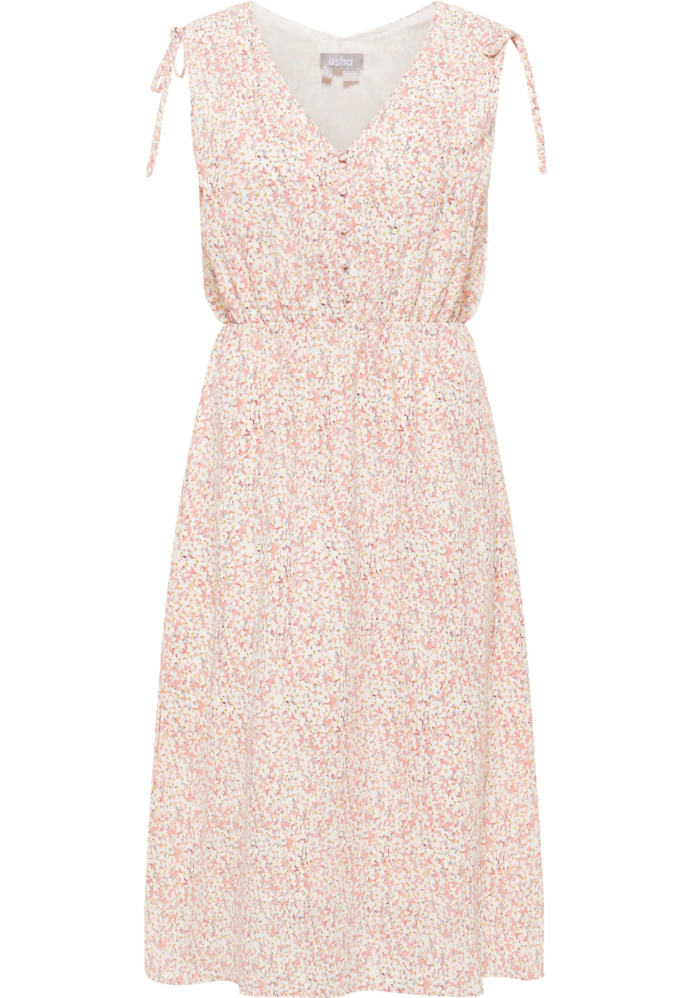 Robe d’été Usha en rose : devant