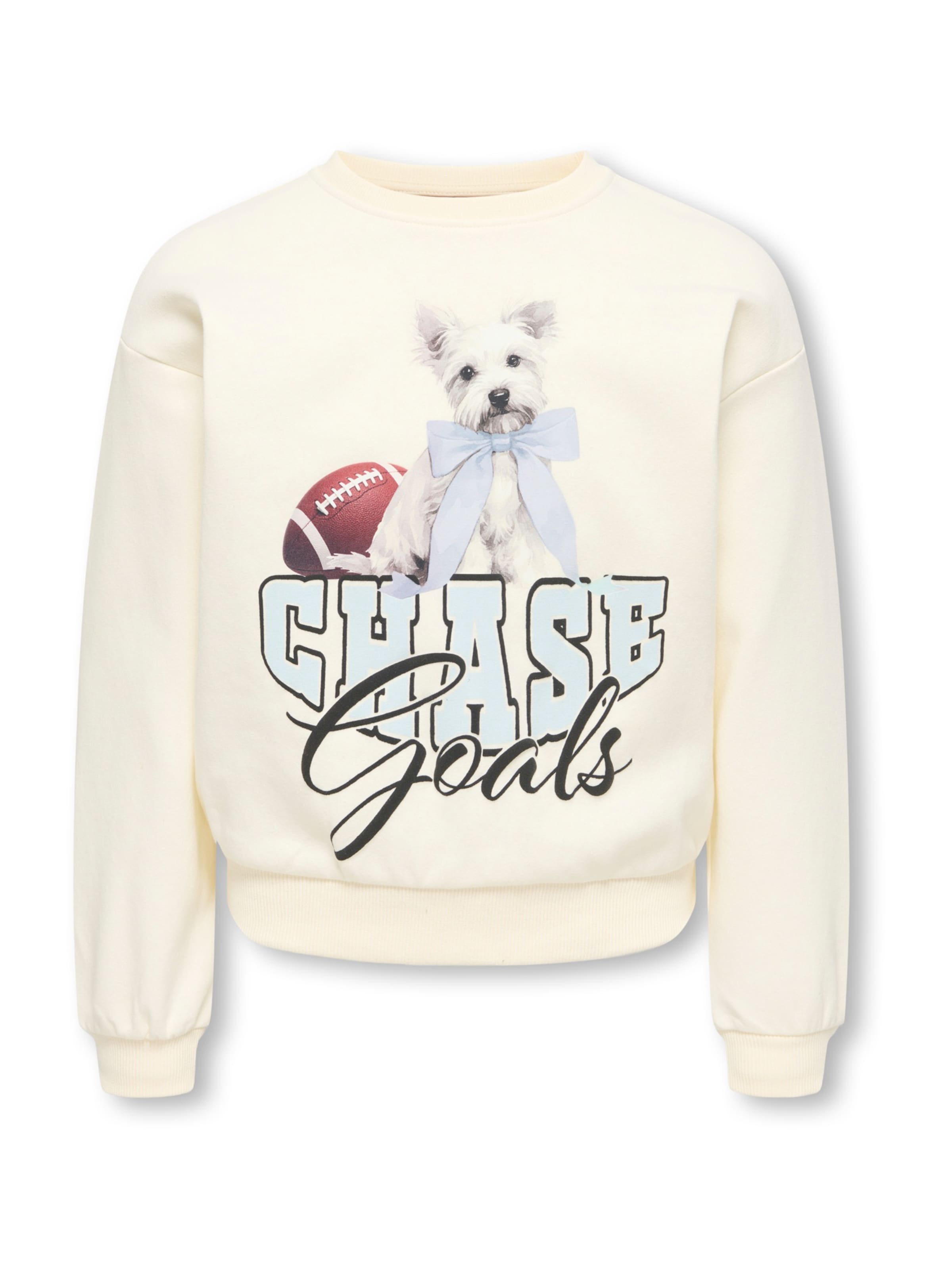 ONLY GIRLS Sweatshirt 'KOGKIA' i brun: forside