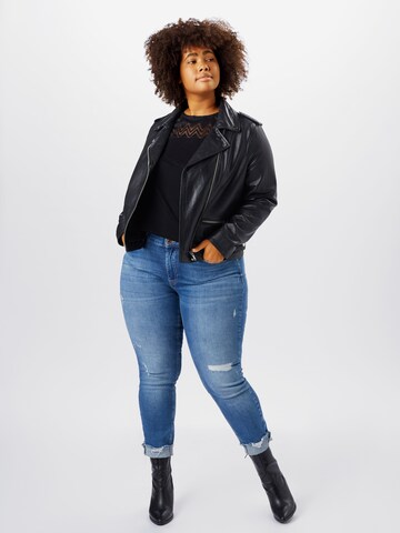 ABOUT YOU Curvy - Camisa 'Perle' em preto