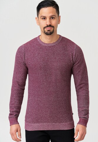 JEFF Sweater ' Crespo ' in Purple: front