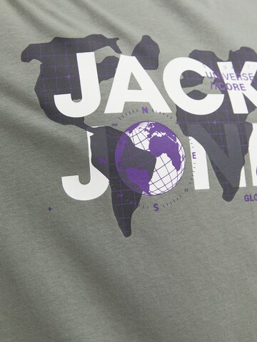 JACK & JONES T-Shirt 'Dust' in Grün
