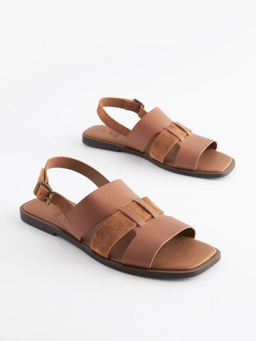 Next Sandale 'Forever Comfort' in Braun