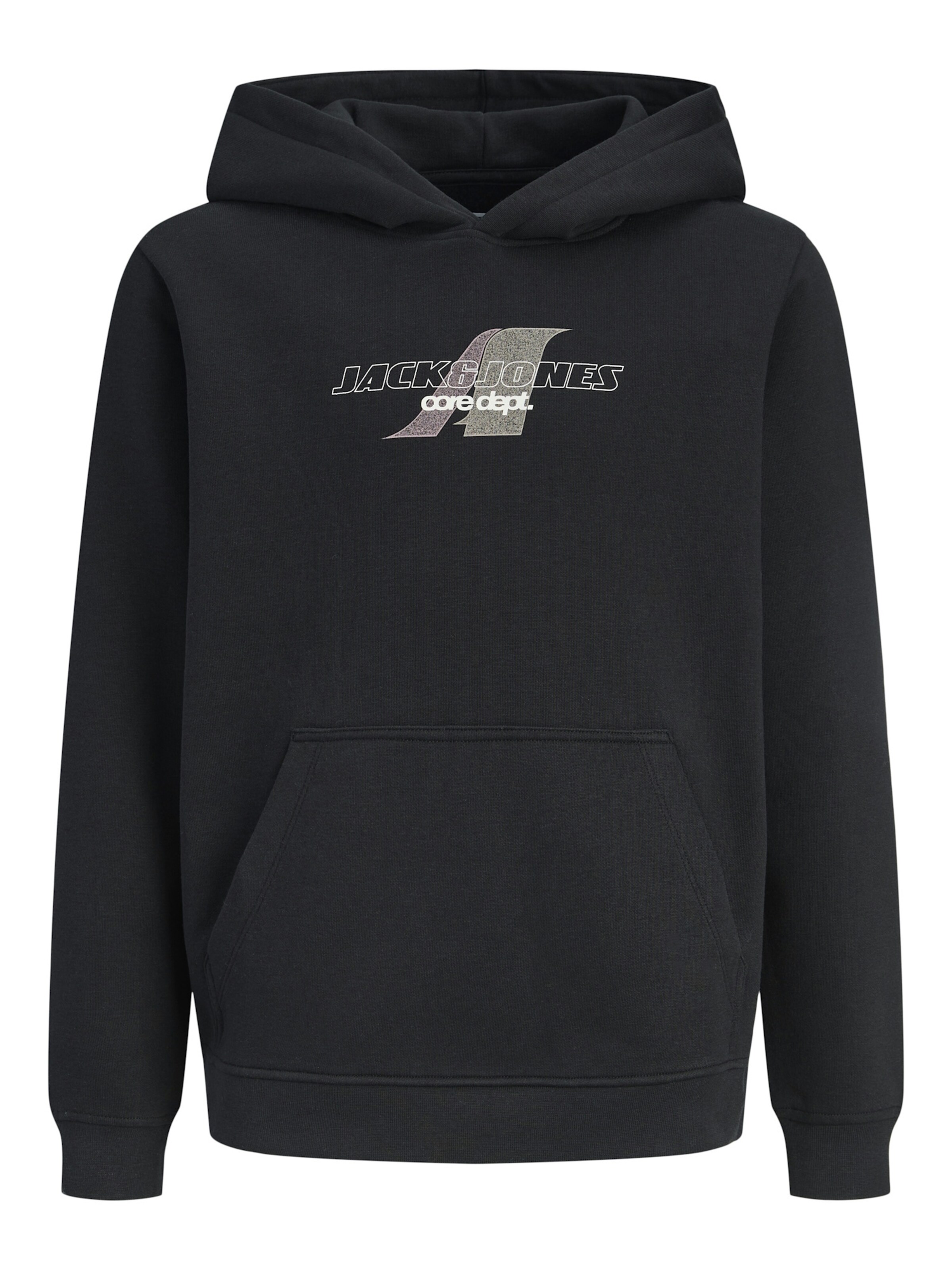 Jack & Jones Junior Sweatshirt 'Tier' in Black: front
