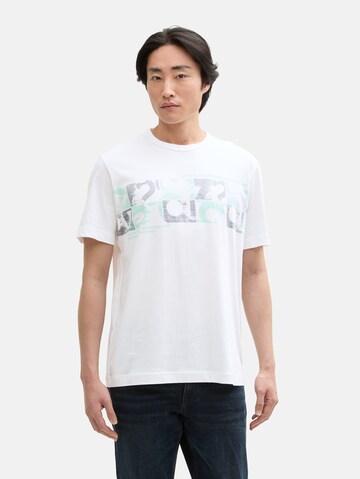 TOM TAILOR Shirt in White: front