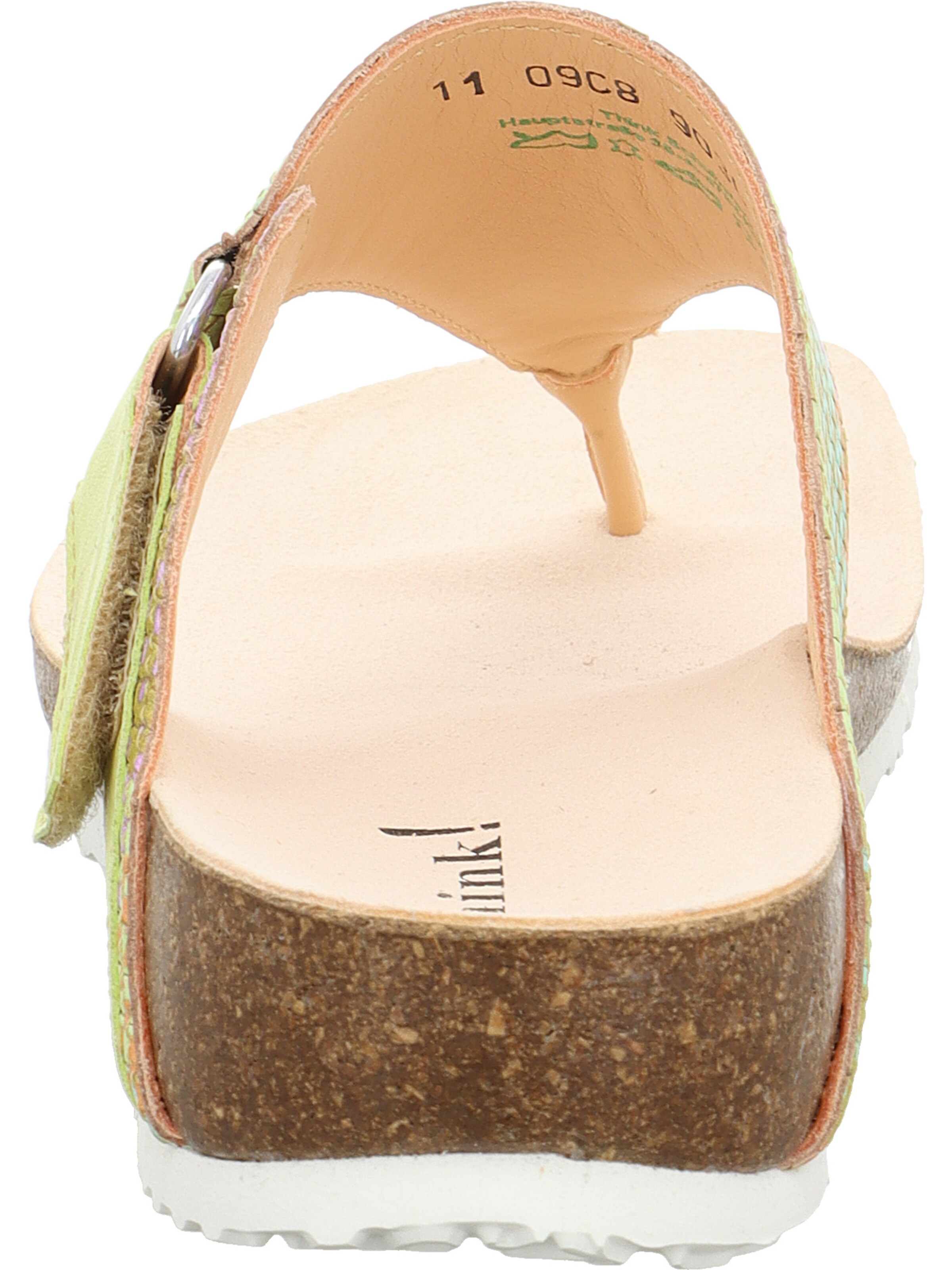 THINK! T-Bar Sandals 'Julia' in Green