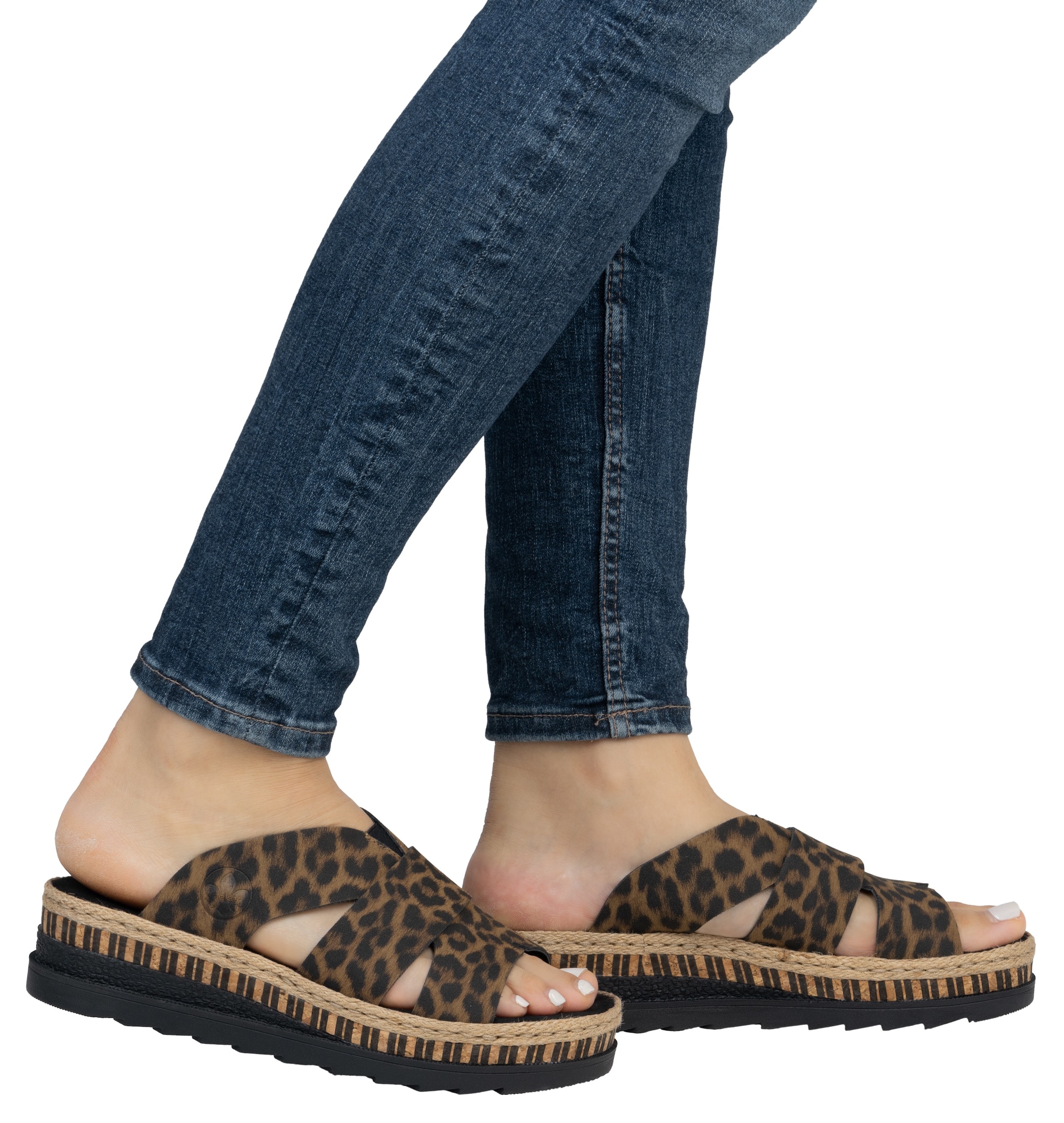 Rieker Mules in Brown